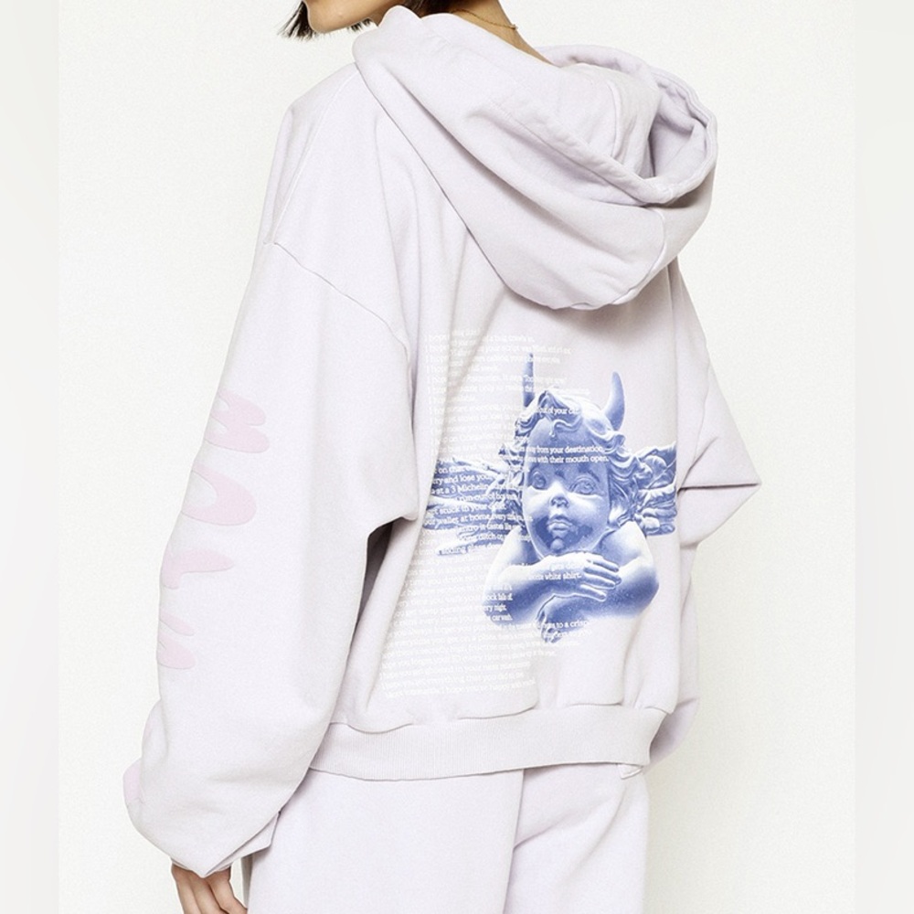 Boys Lie I Hope You’re Happy Sweatpants and Sweatshirt. Lilac. Small